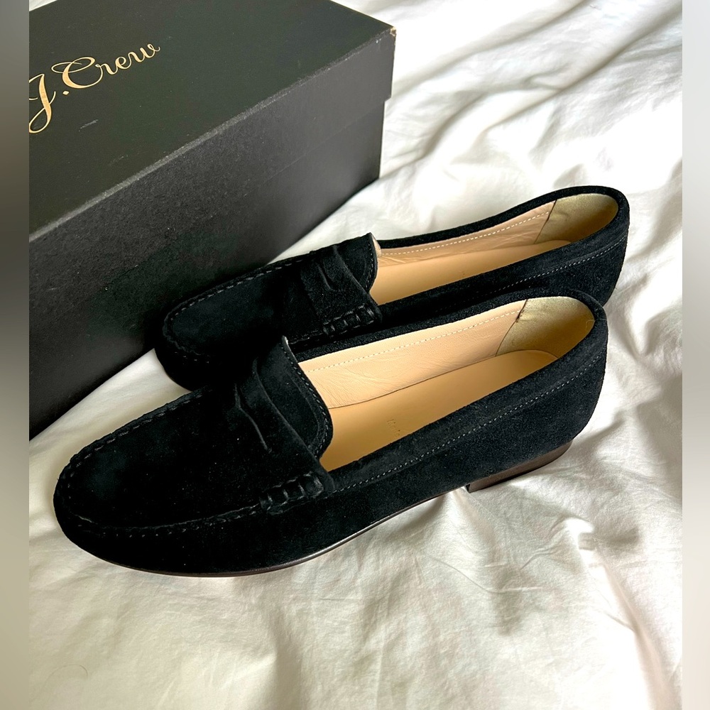J. Crew James Suede Leather Loafers size 6